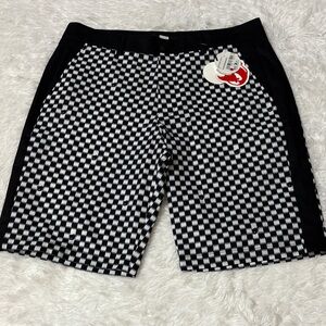 NWT WAAC Black And White Checkered Shorts Size 2